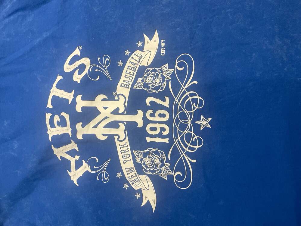 New York Mets Darius Rucker Collection by Fanatics Royal Blue Denim Button-Up Sh - Picture 10 of 13